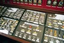 Military badges and medals